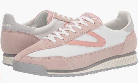 TRETORN Women's Lace-up Rawlins Sneakers in White/Blush