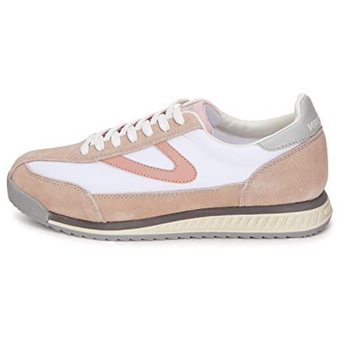 TRETORN Women's Lace-up Rawlins Sneakers in White/Blush