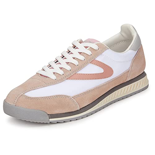 TRETORN Women's Lace-up Rawlins Sneakers in White/Blush