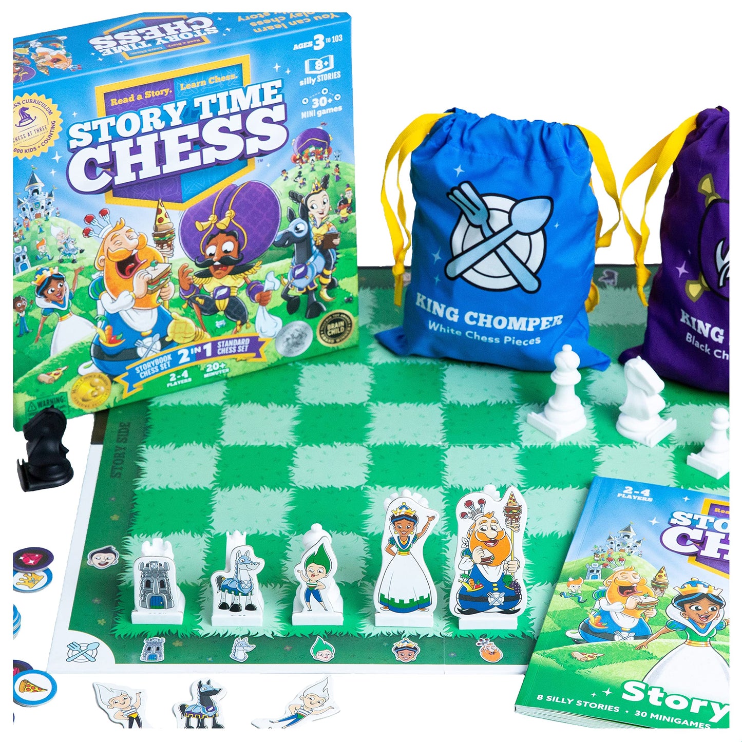 Story Time Chess  The Award-Wining Beginner Set Game of Chess Set for All Ages!